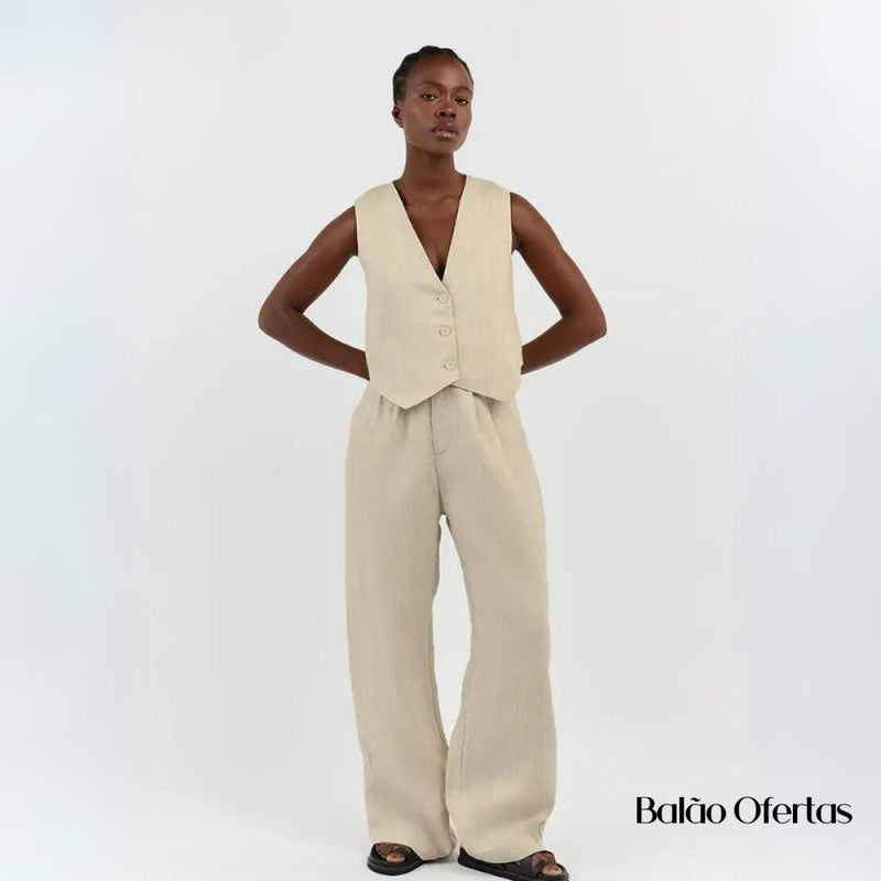 Conjunto Julieta Cáqui / P
