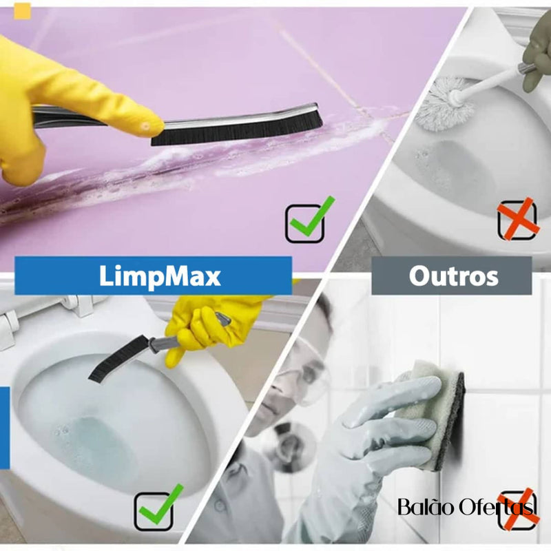 Escova LimpMax Original - Tenha Cantos Impecáveis e Brilhantes