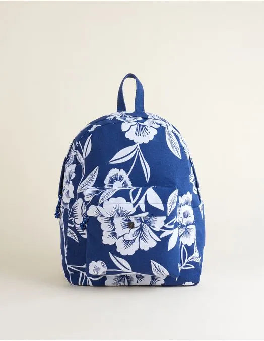 Mochila Universitária Estampa Floral - Balão  Ofertas