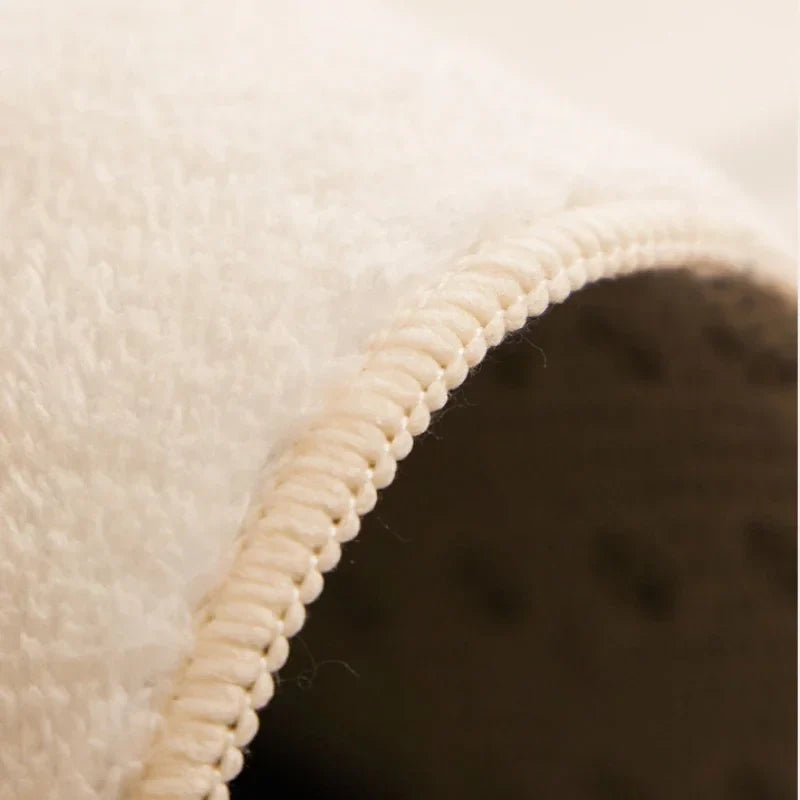 Tapete Sala De Estar Creme Irregular - Balão Ofertas