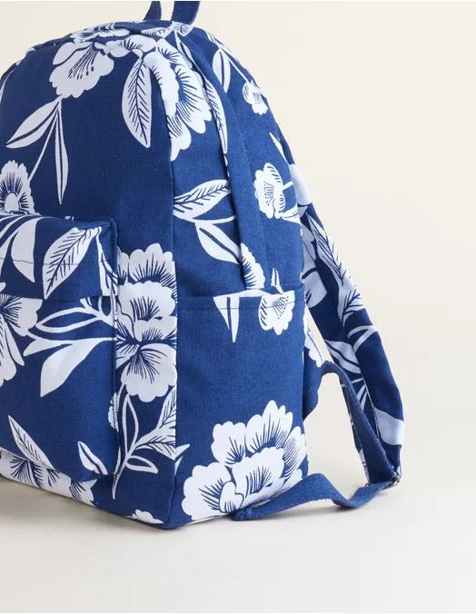 Mochila Universitária Estampa Floral - Balão  Ofertas