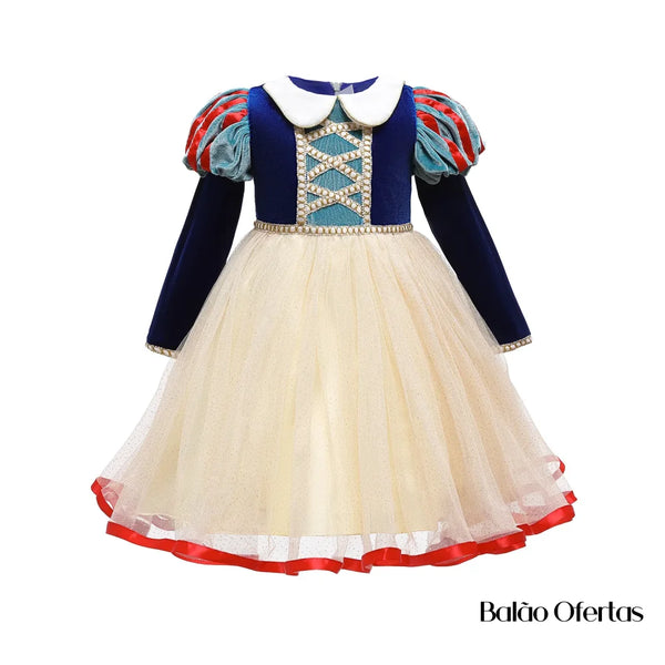 Fantasia Infantil Branca De Neve