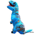 Fantasia Infantil Dinossauro T-Rex Azul / 110-150Cm