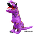 Fantasia Infantil Dinossauro T-Rex Roxo / 110-150Cm