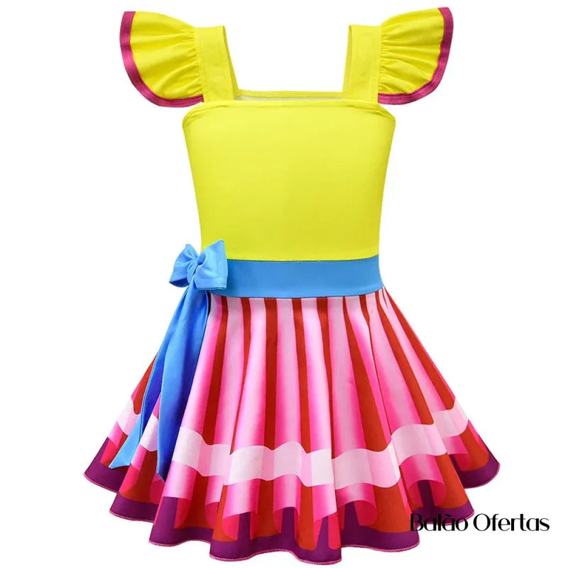 Fantasia Infantil Fancy Nancy Vestido / 100 - 110 Cm