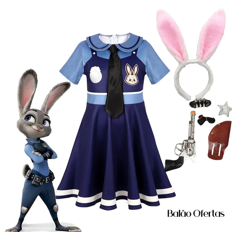 Fantasia Infantil Judy Hopps (Zootopia)