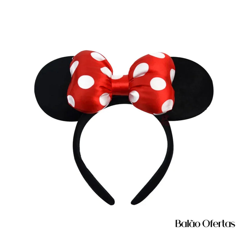 Fantasia Infantil Minnie Tiara / 100- 110 Cm