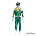 Fantasia Infantil Power Rangers Verde / 100 - 110 Cm