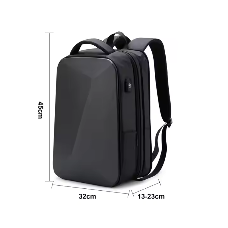 Mochila Executiva Cyber  Impermeável - Notebook 14", Expansível e Porta USB