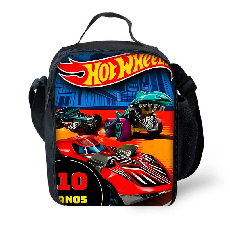 Kit De Mochila Escolar Masculina Carrinho De Corrida Hotwheels - Volta as Aulas Balão Ofertas