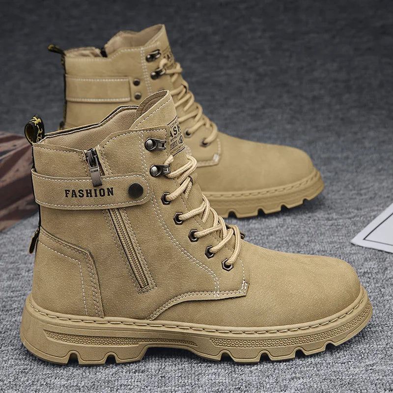 Bota de Couro Masculina Ronik Resistente