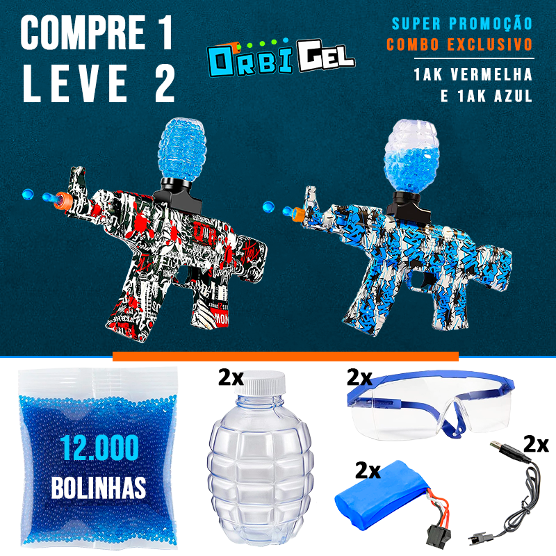 Lançadores OrbiGel AK - Balão Ofertas - Compre 1 Leve 2 ( PROMOÇÃO FINAL DE ANO )