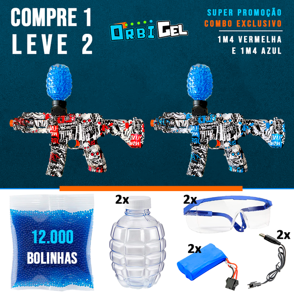 Lançamento Compre 1 Leve 2 Lançadores OrbiGel M4 - Loja Balão Ofertas ( PROMOÇÃO FINAL DE ANO )