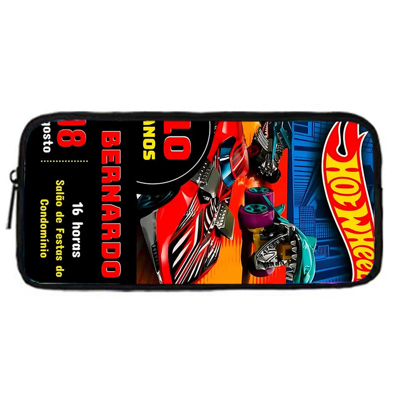 Kit De Mochila Escolar Masculina Carrinho De Corrida Hotwheels - Volta as Aulas Balão Ofertas