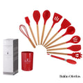 Kit Utensílios para Cozinha de Silicone Baronesa