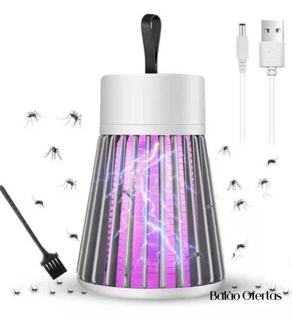 Lâmpada Mata Mosquito com Proteção Silenciosa e Eficiente - Power Led