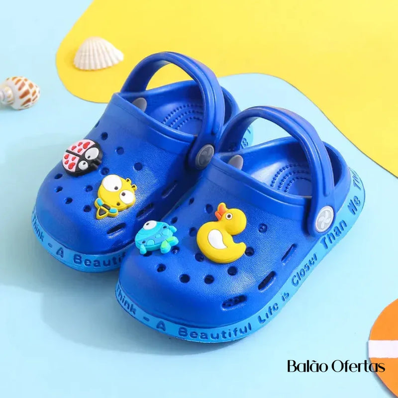 Sandália Infantil Beacher Azul Escuro / 18