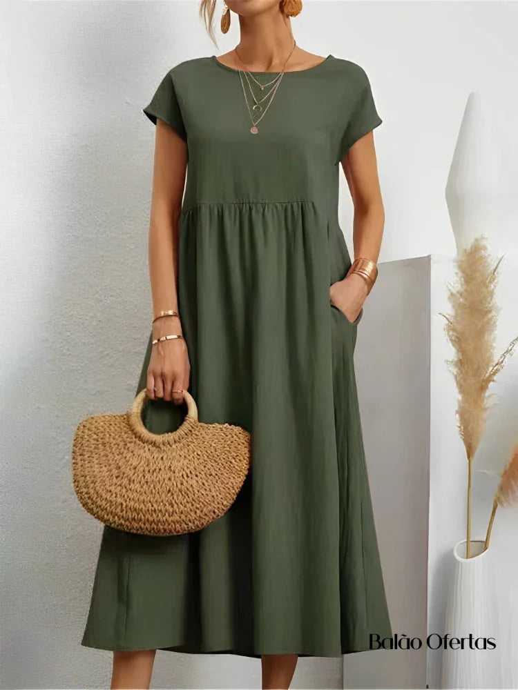 Vestido Soltinho Longo Decoh